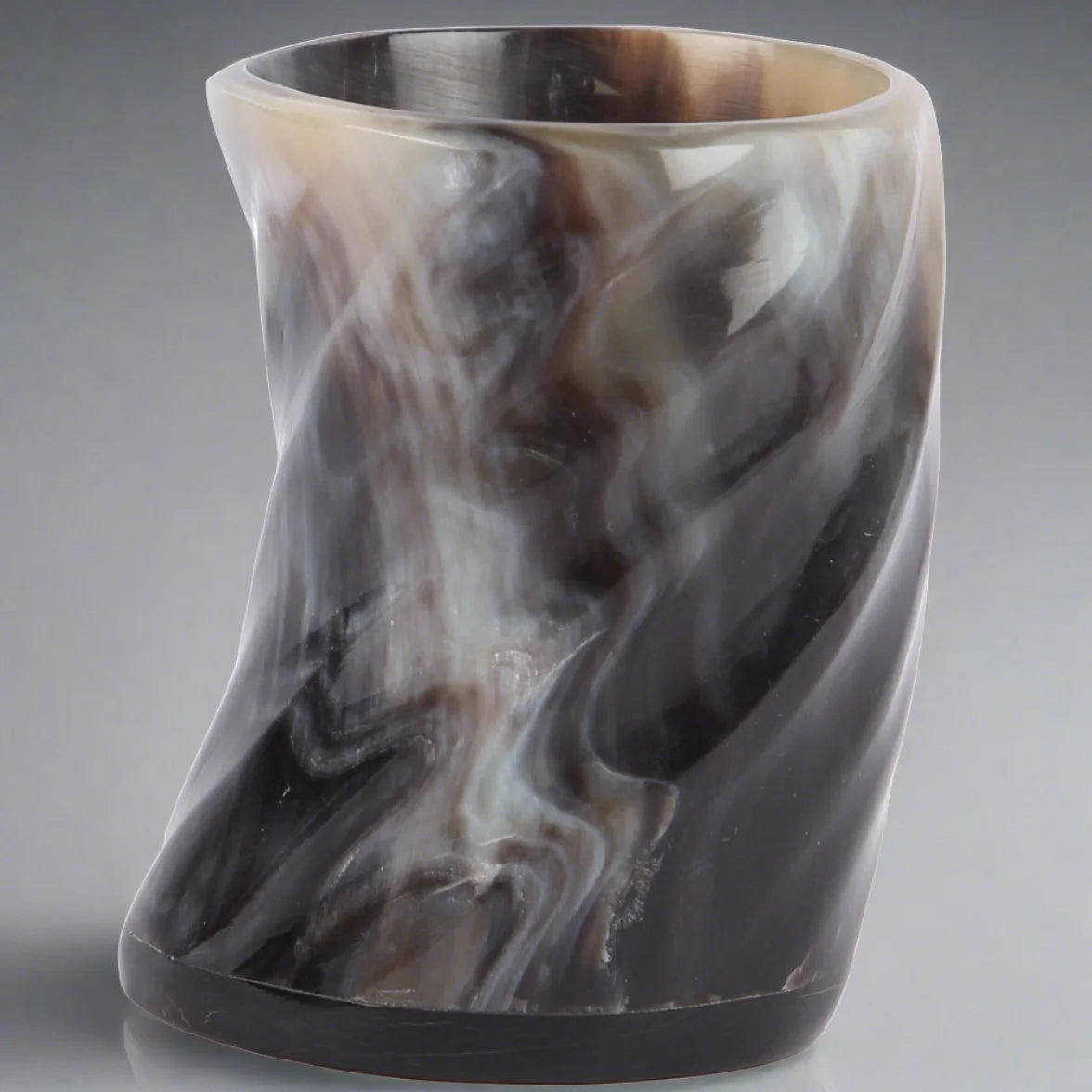 Whiskyglas med spiraldesign