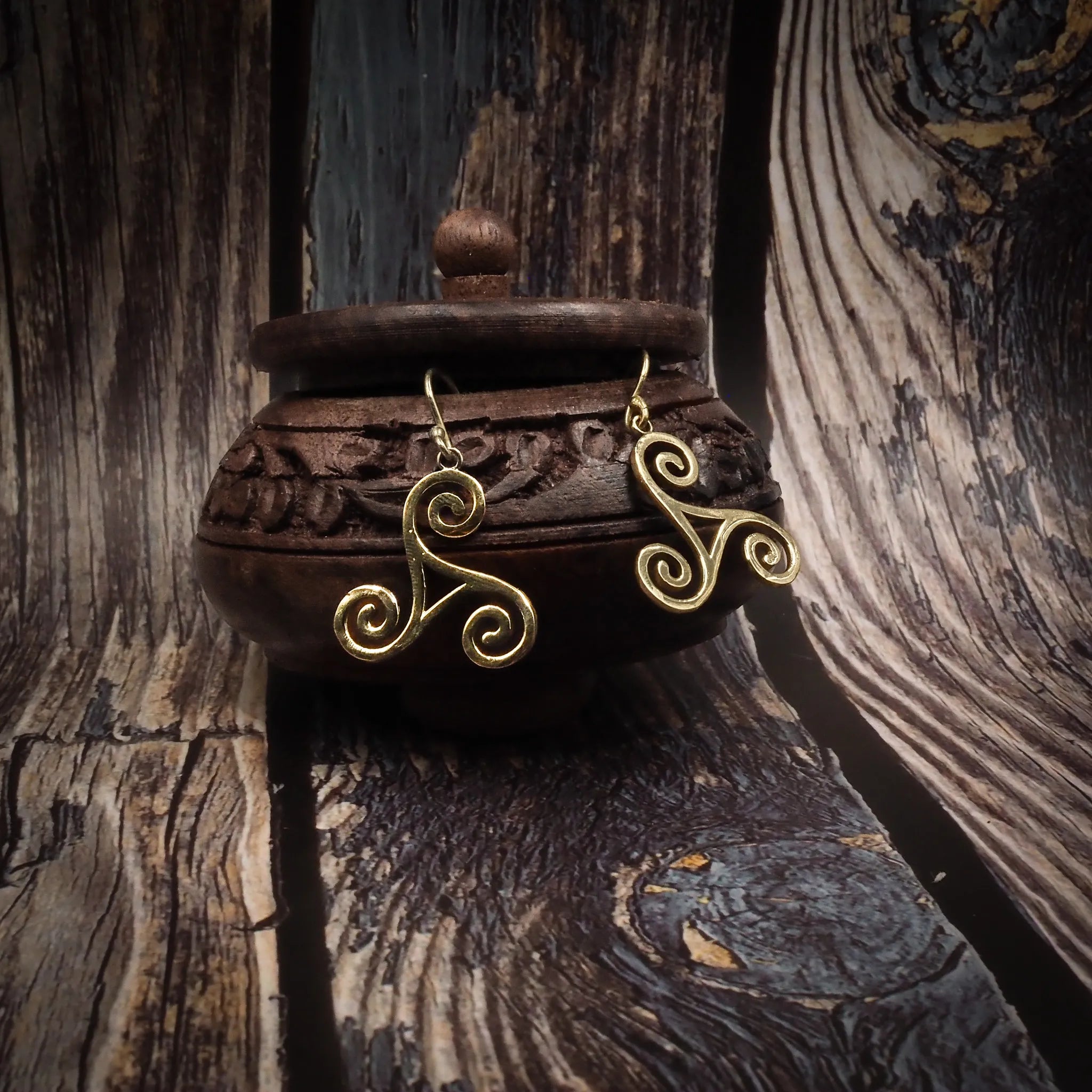 Earrings Triskele