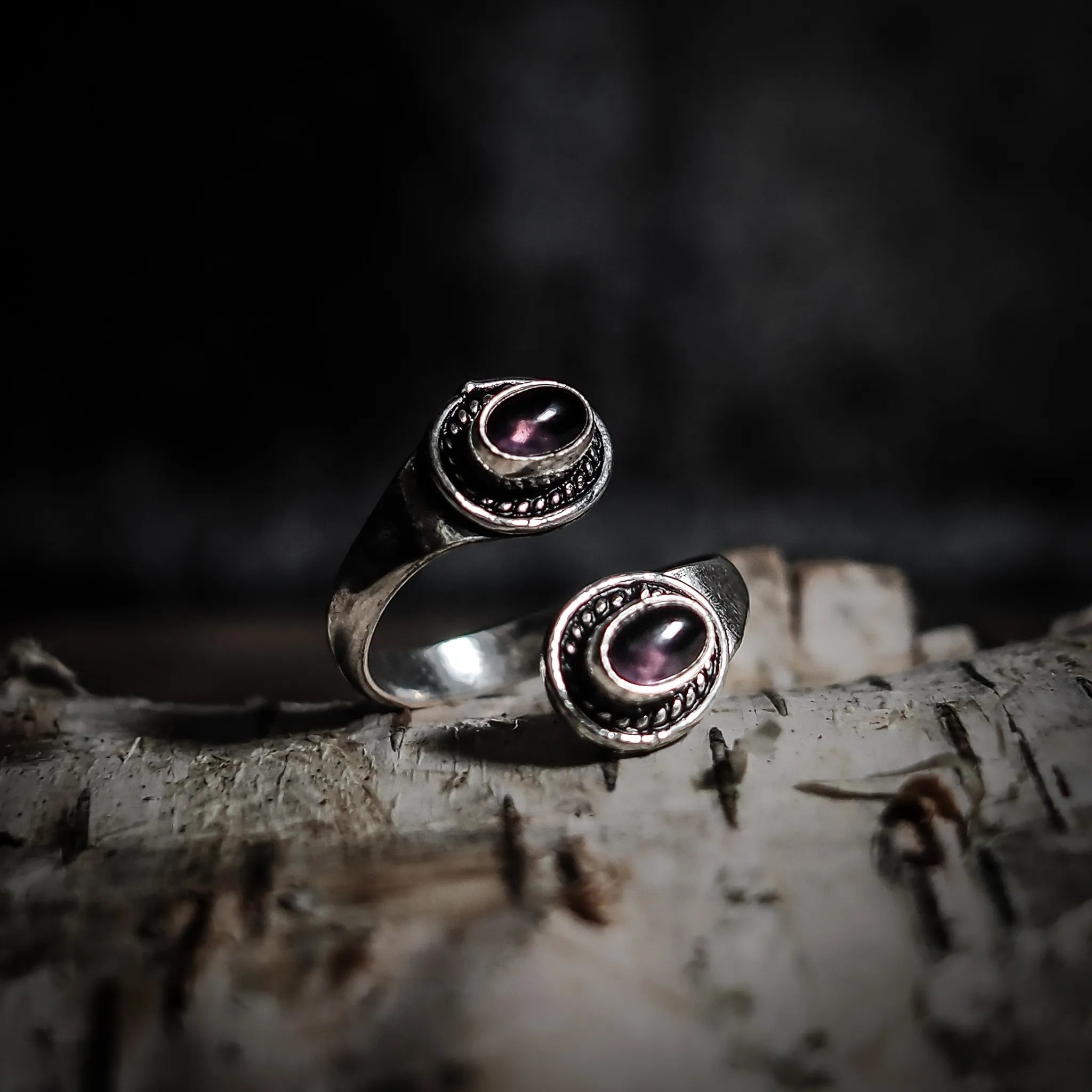 Ring med ametist