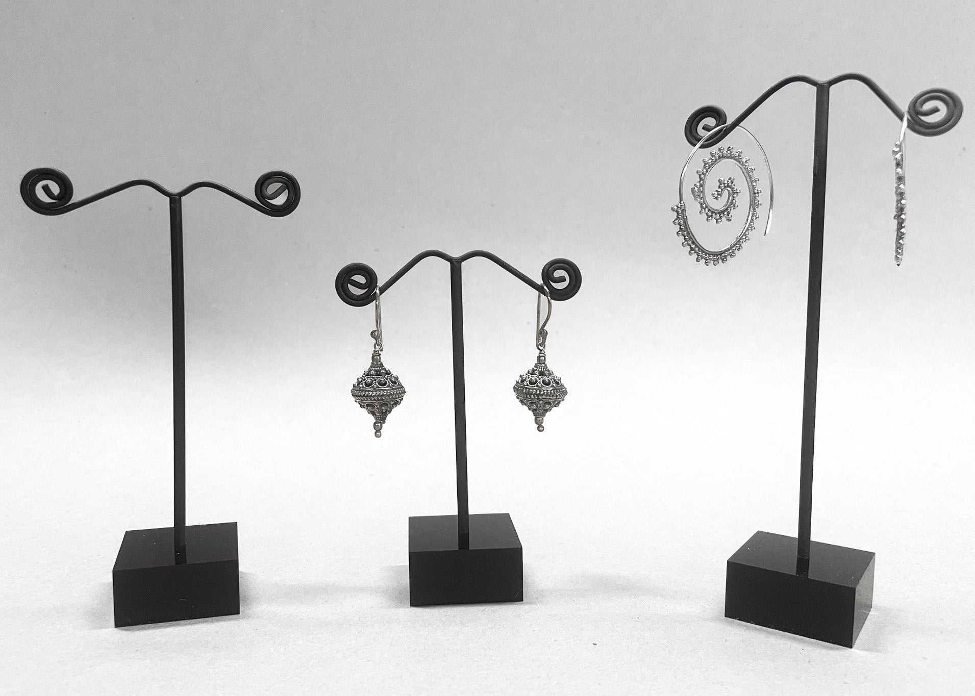 Display örhängen, set om 3