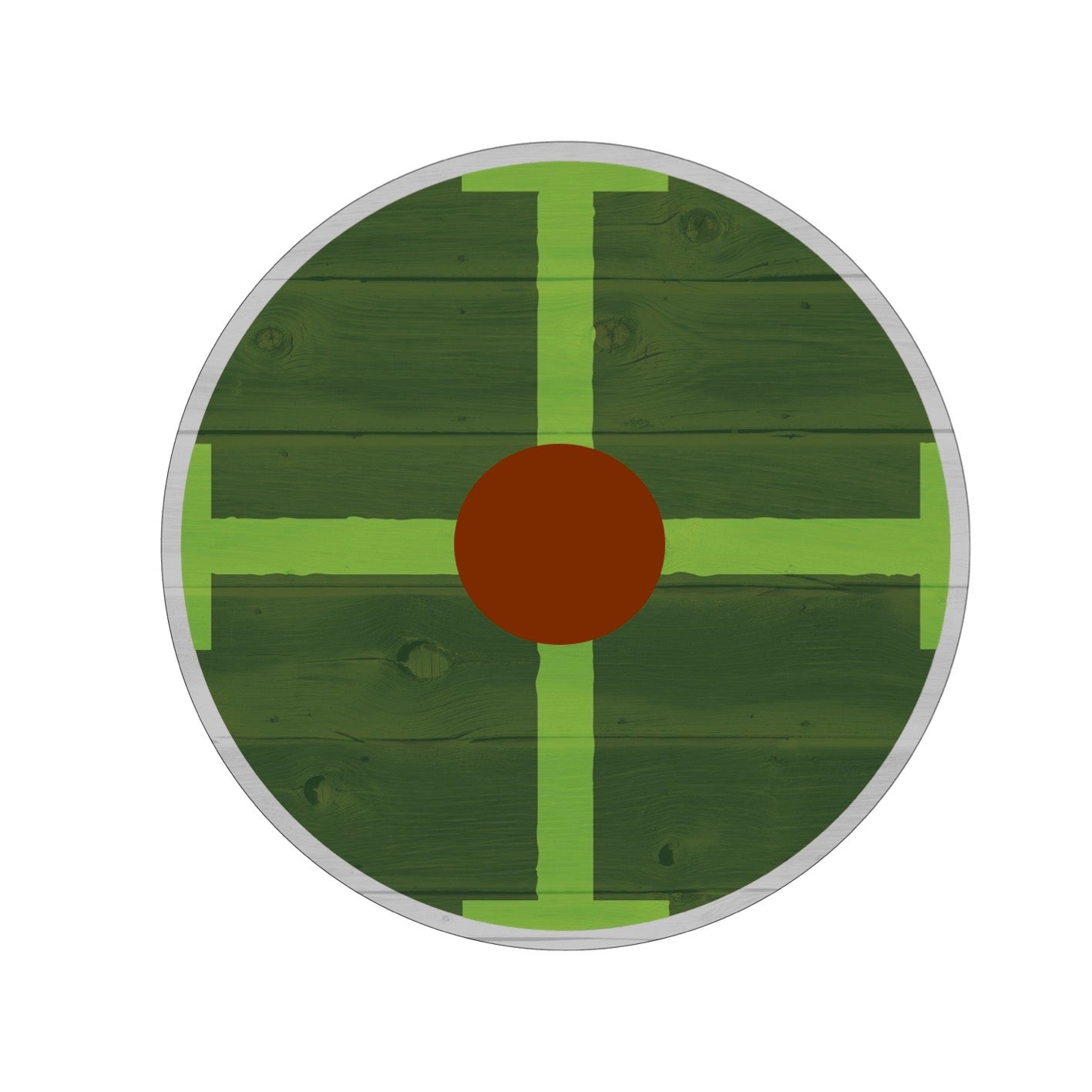 Viking age children's shield green/green
