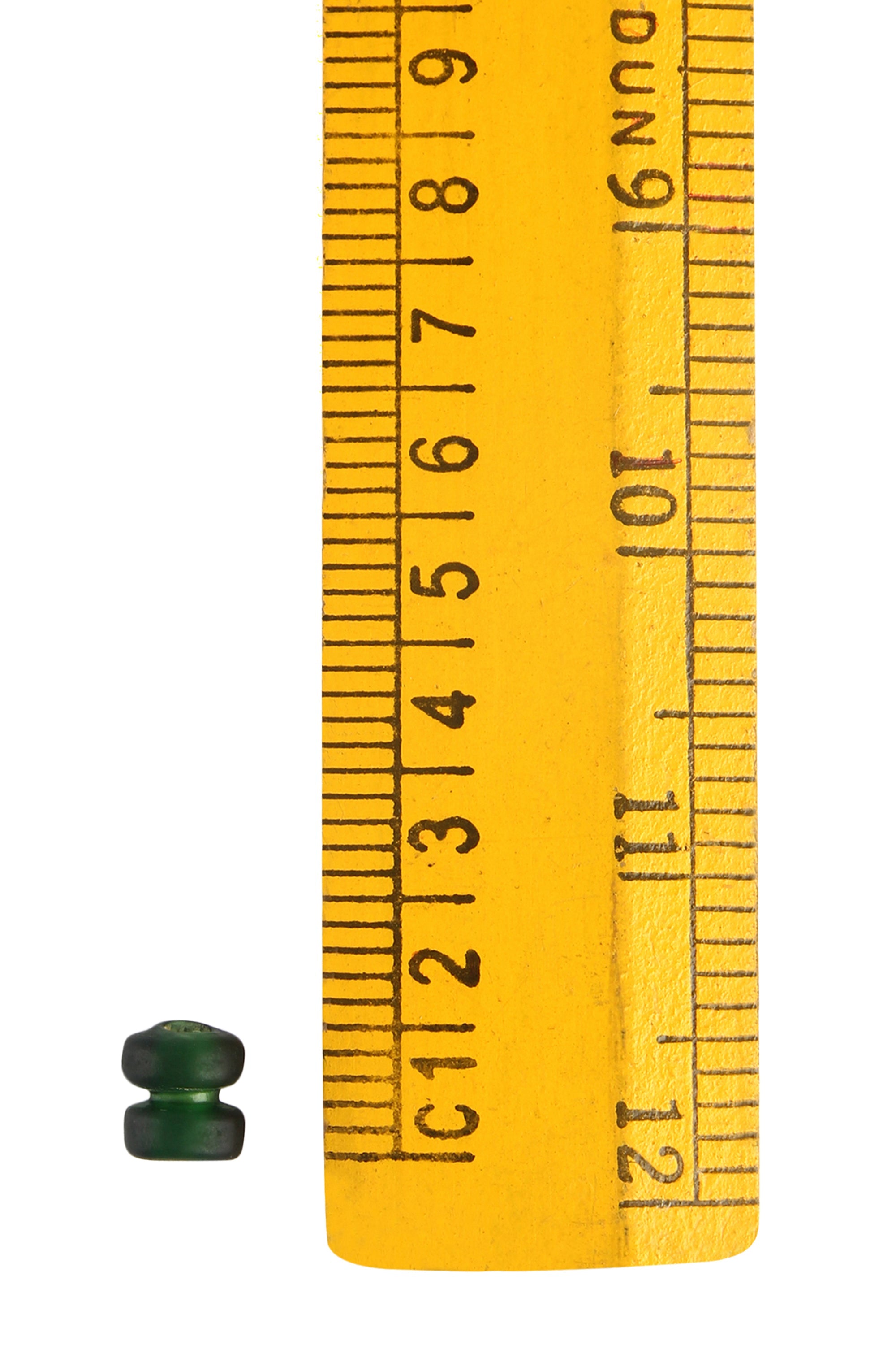 Grön matt glaspärla, 100 gram