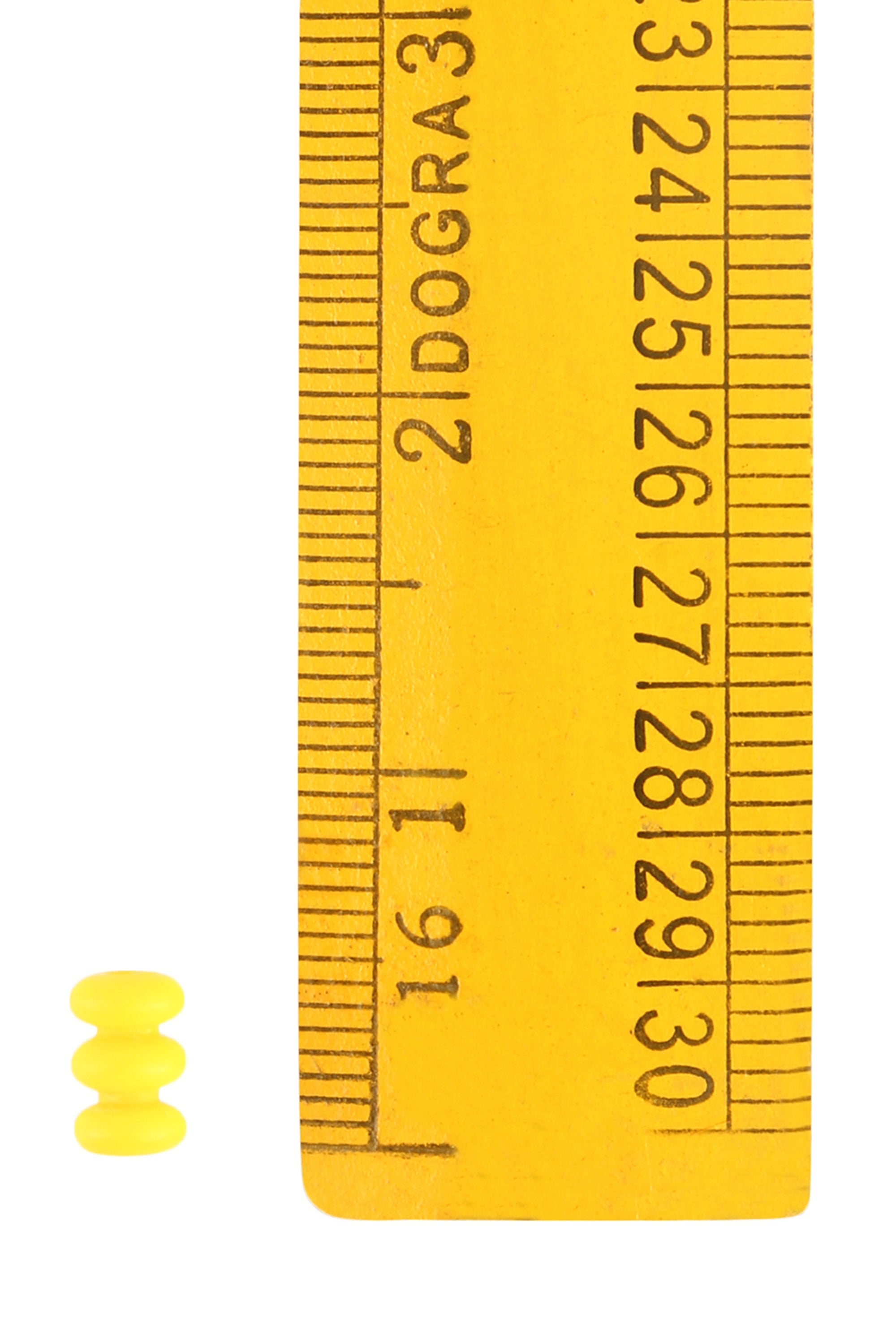 Gul glaspärla, Gotland, 100 gram