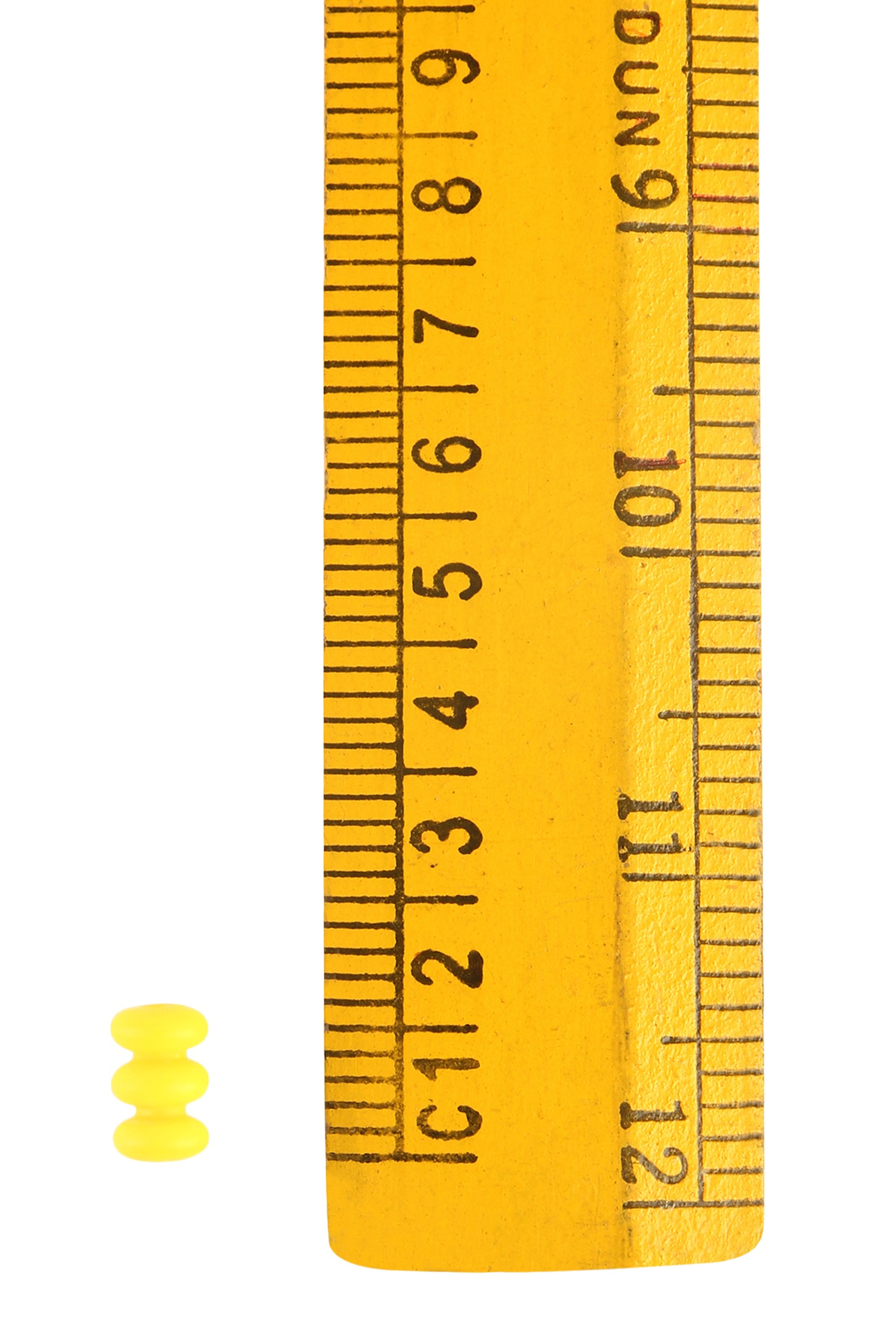 Gul glaspärla, Gotland, 100 gram