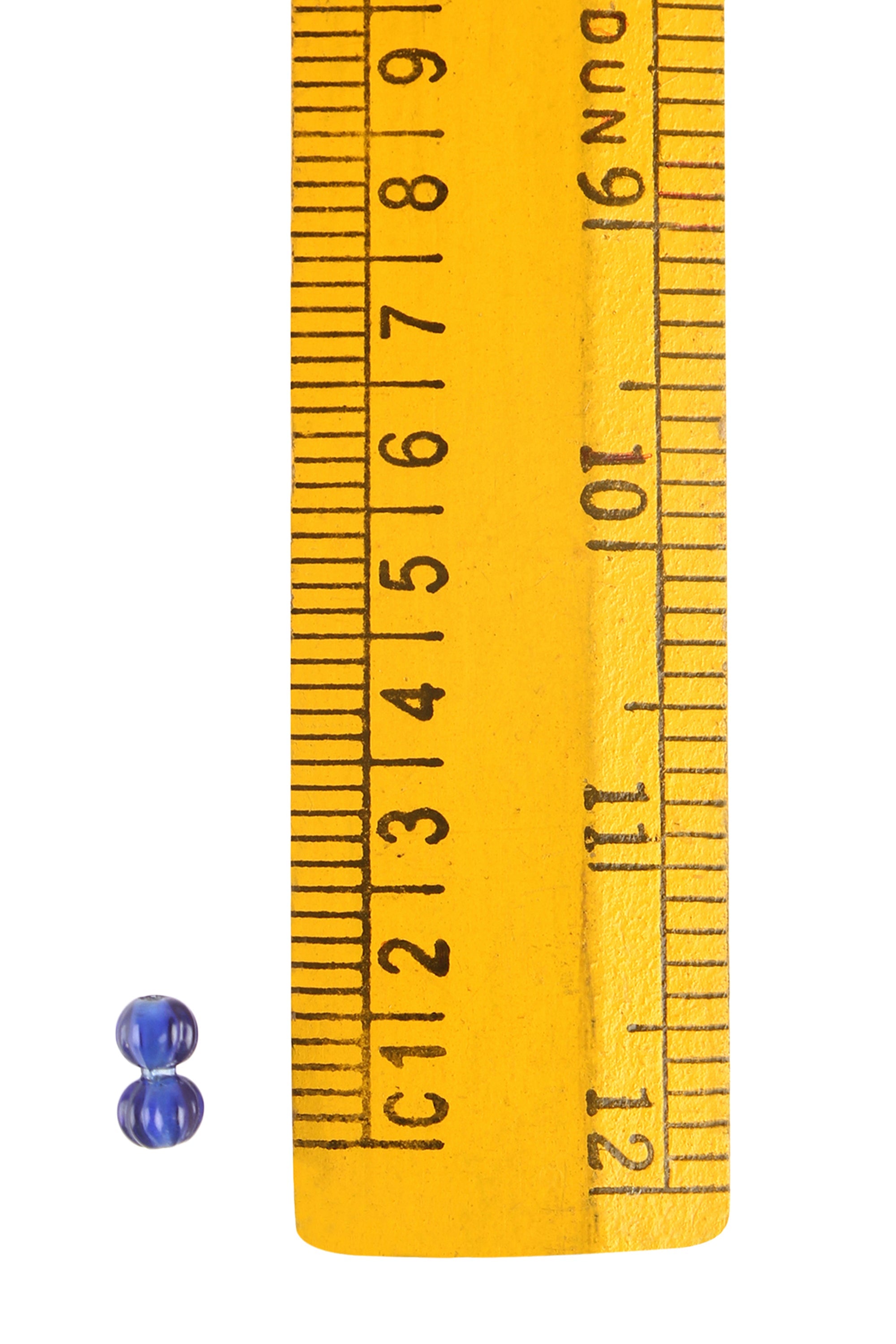 Blå glaspärla, 100 gram