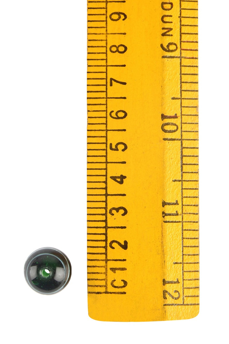 Grön glaspärla, 100 gram