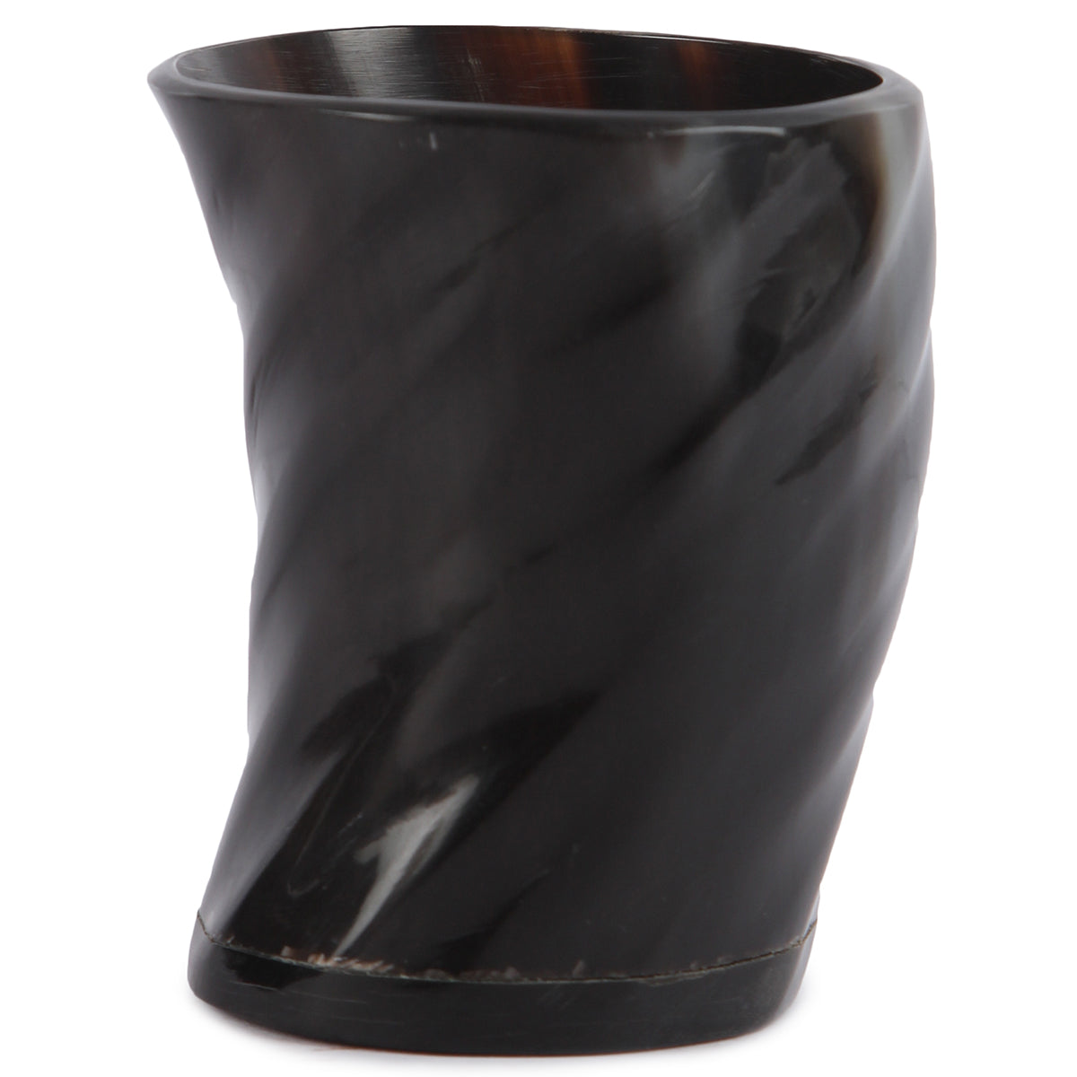 Whiskyglas med spiraldesign