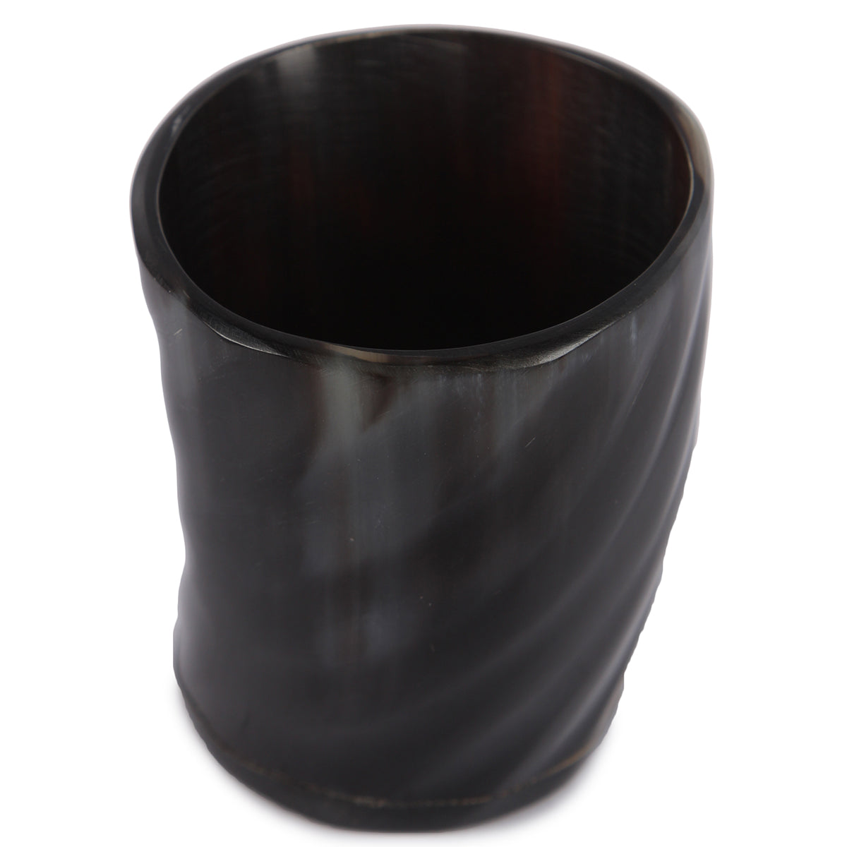 Whiskyglas med spiraldesign