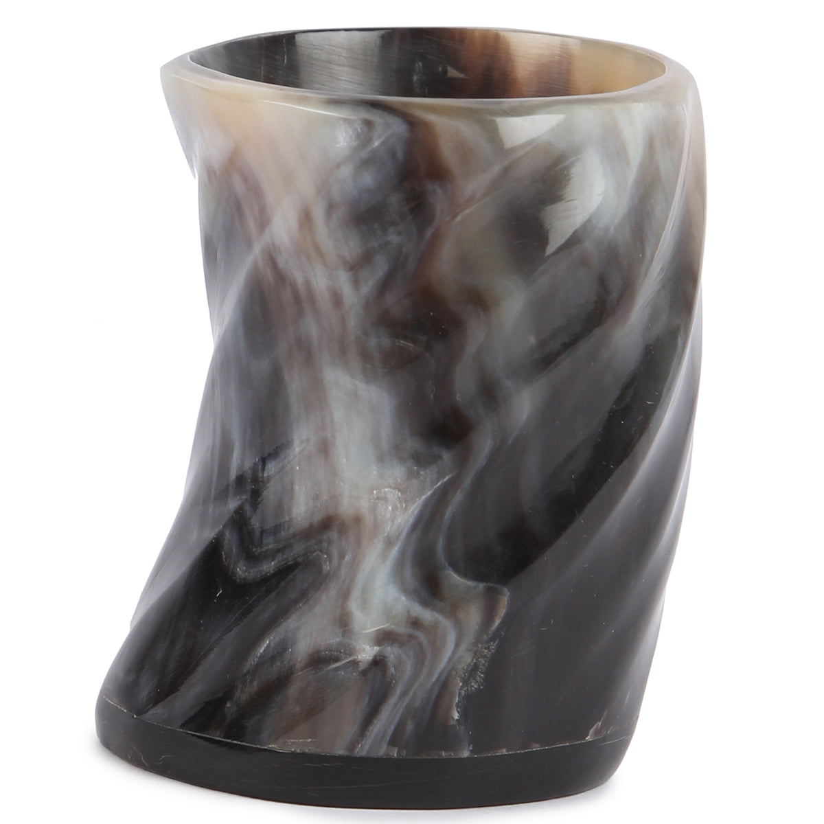 Whiskyglas med spiraldesign