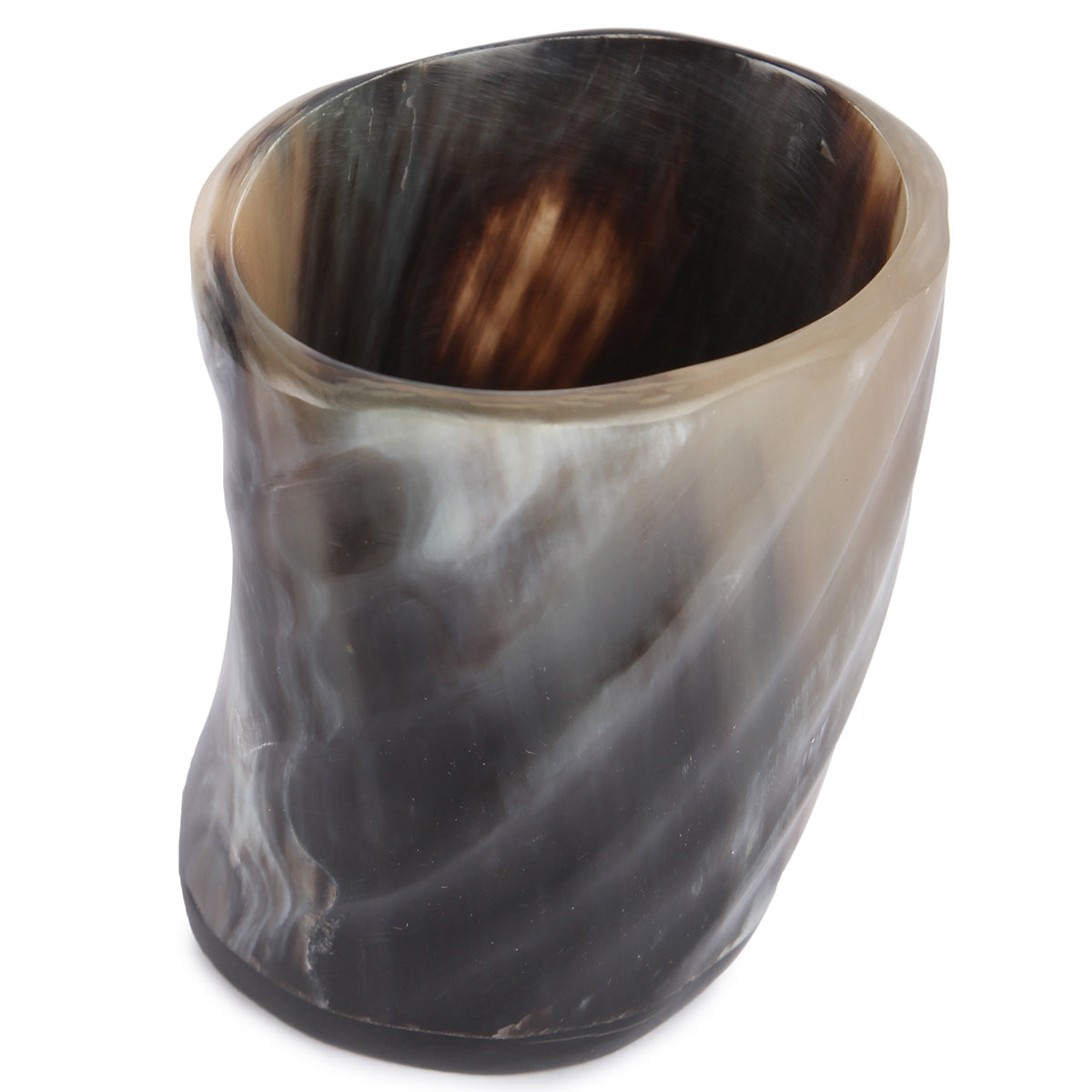 Whiskyglas med spiraldesign