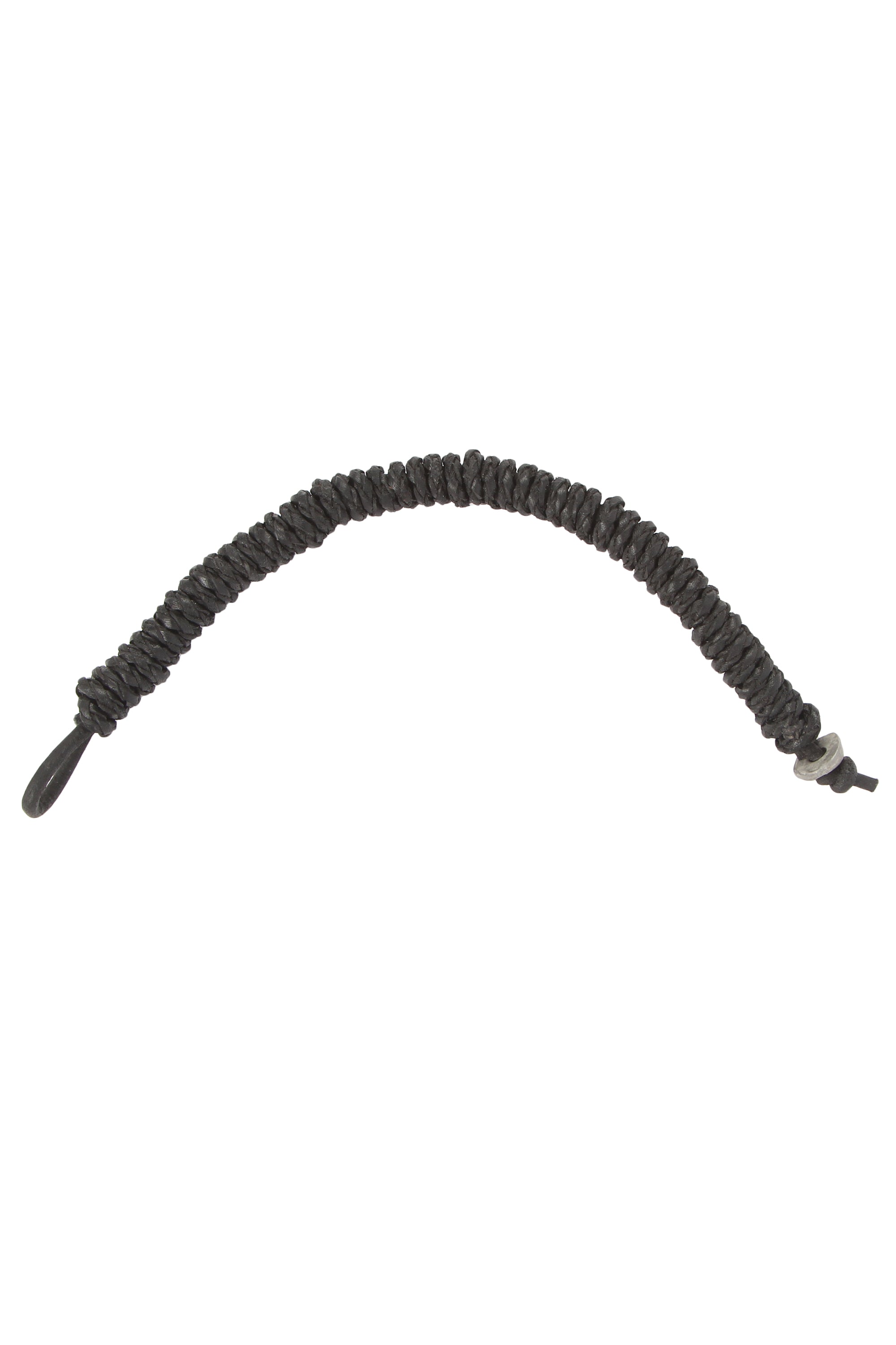 Brokk Svart läderarmband