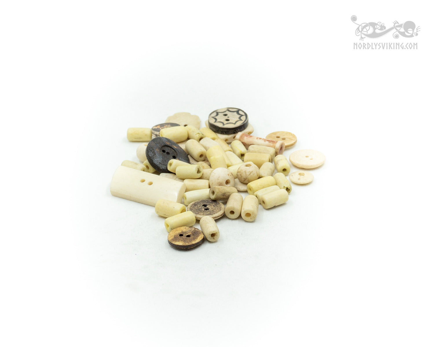Olika benpärlor 100 g