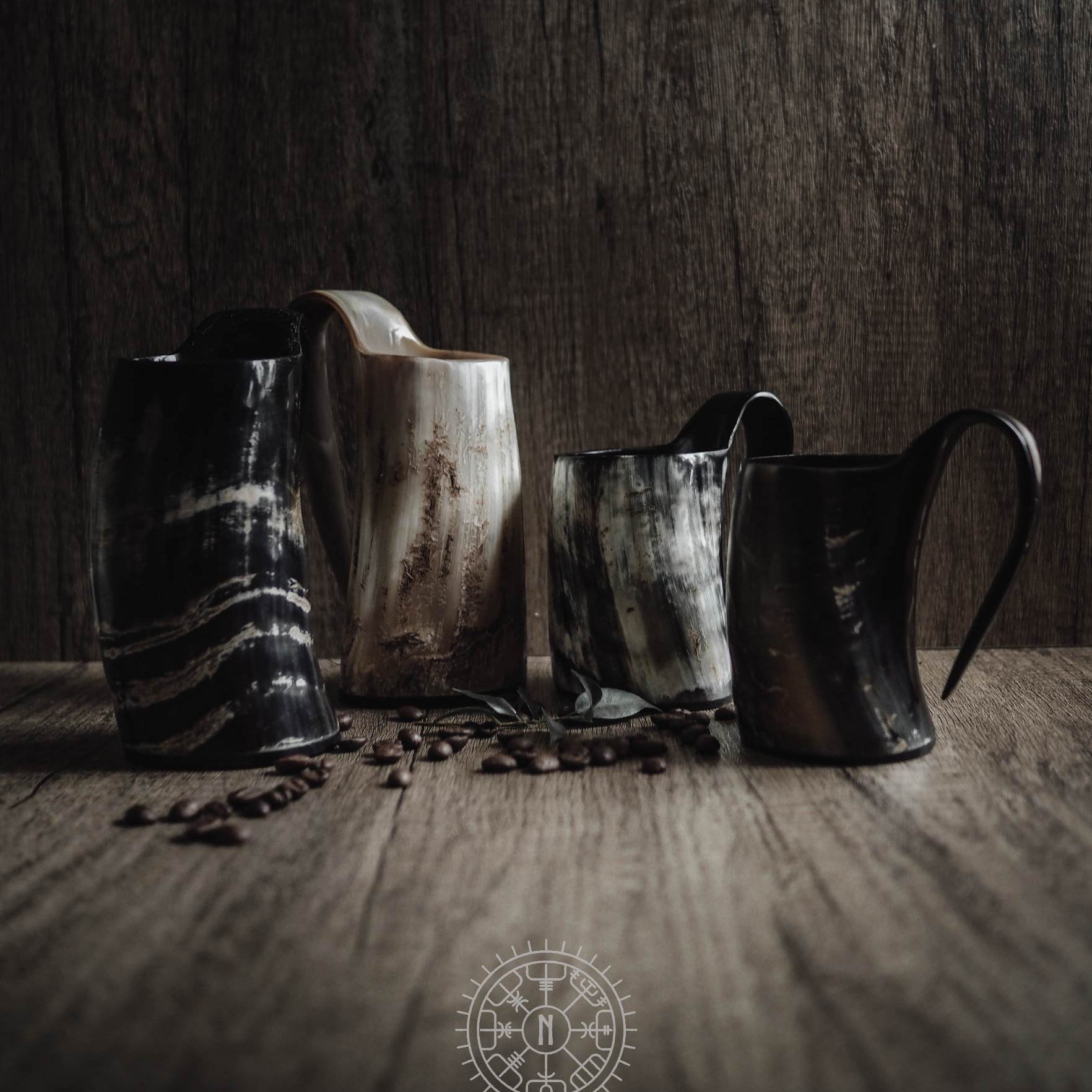 Nordlys alla kaffemuggar