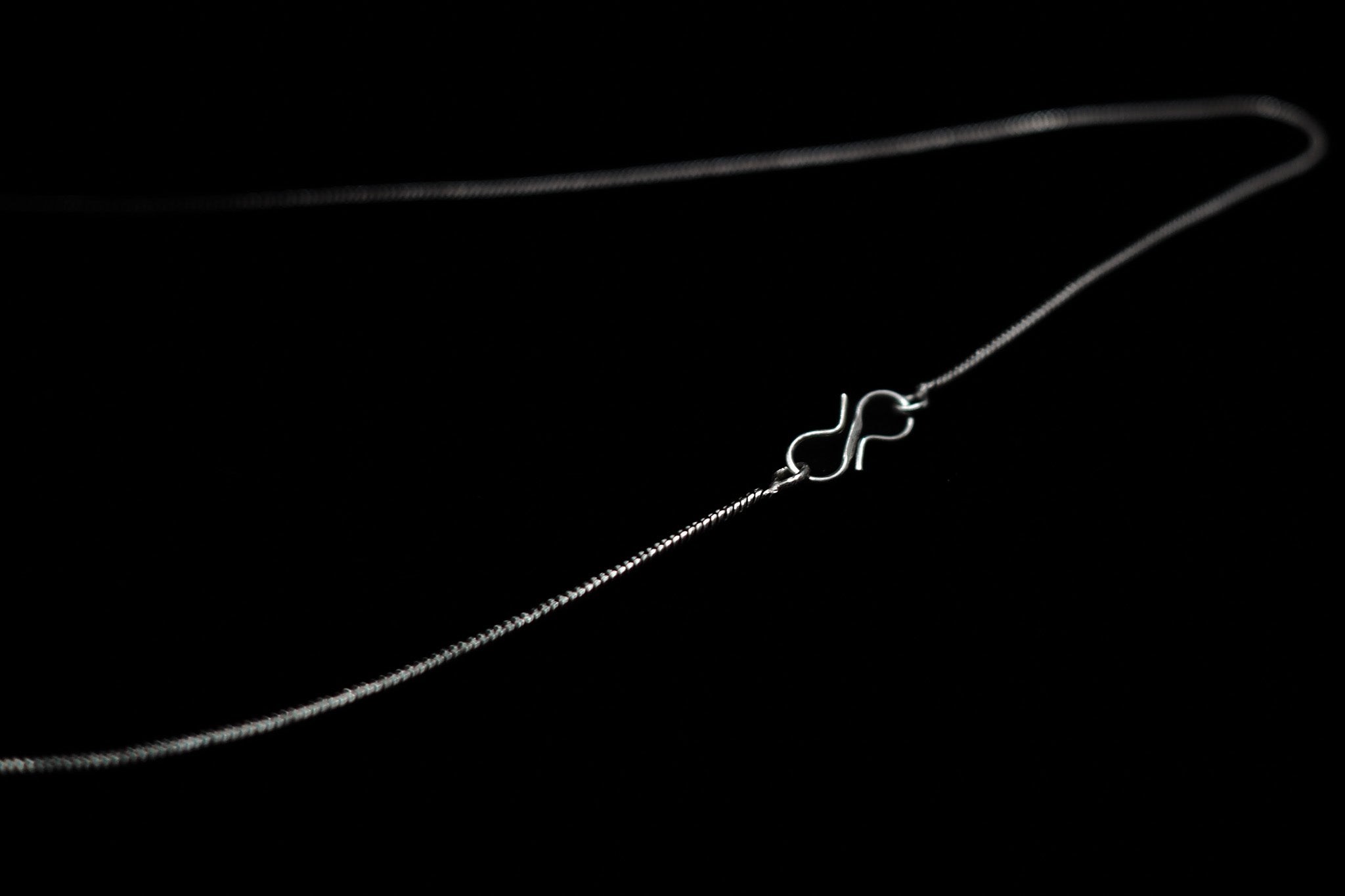 Kedja, silverpläterad 45 cm