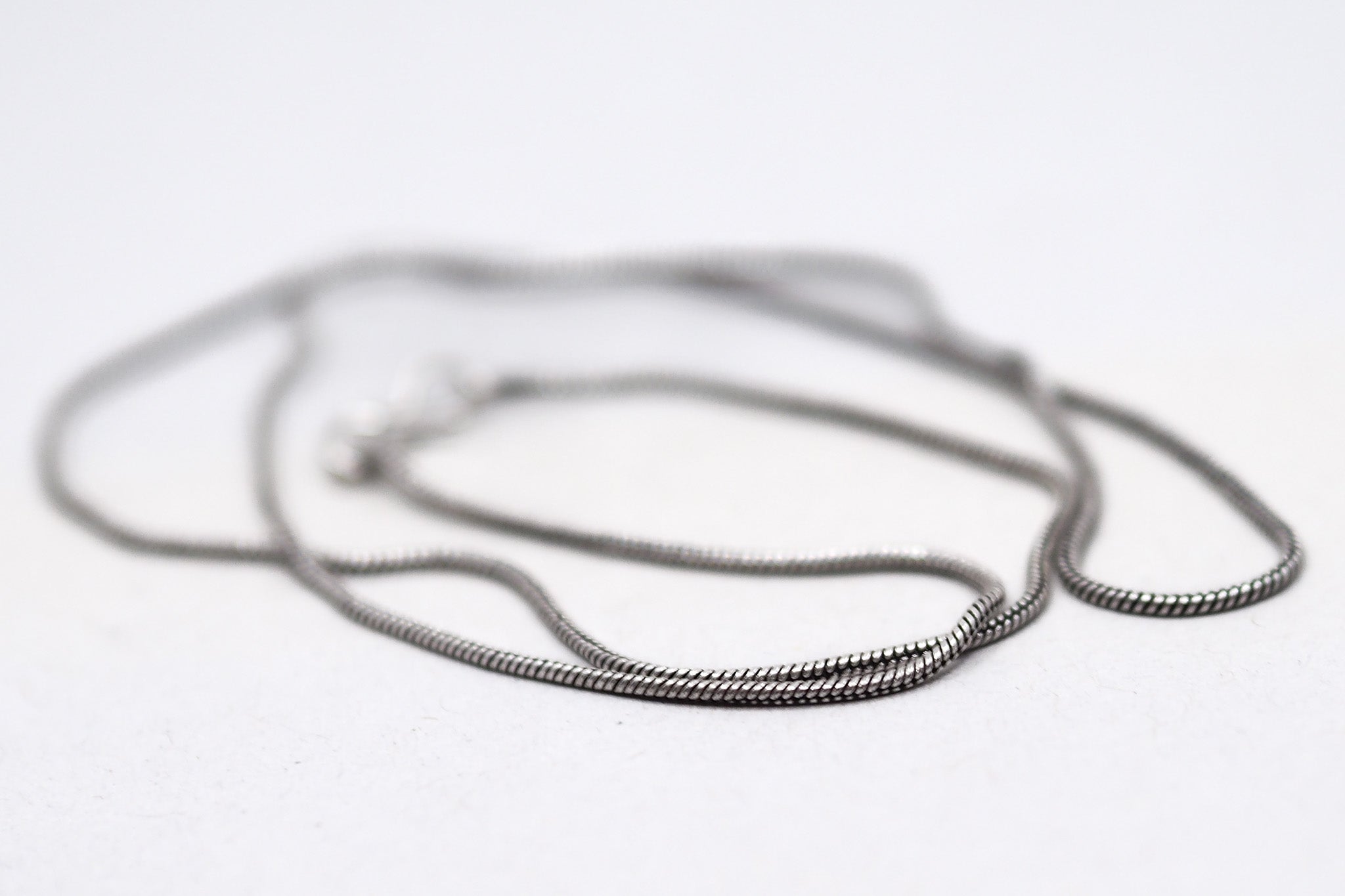 Kedja, silverpläterad 45 cm