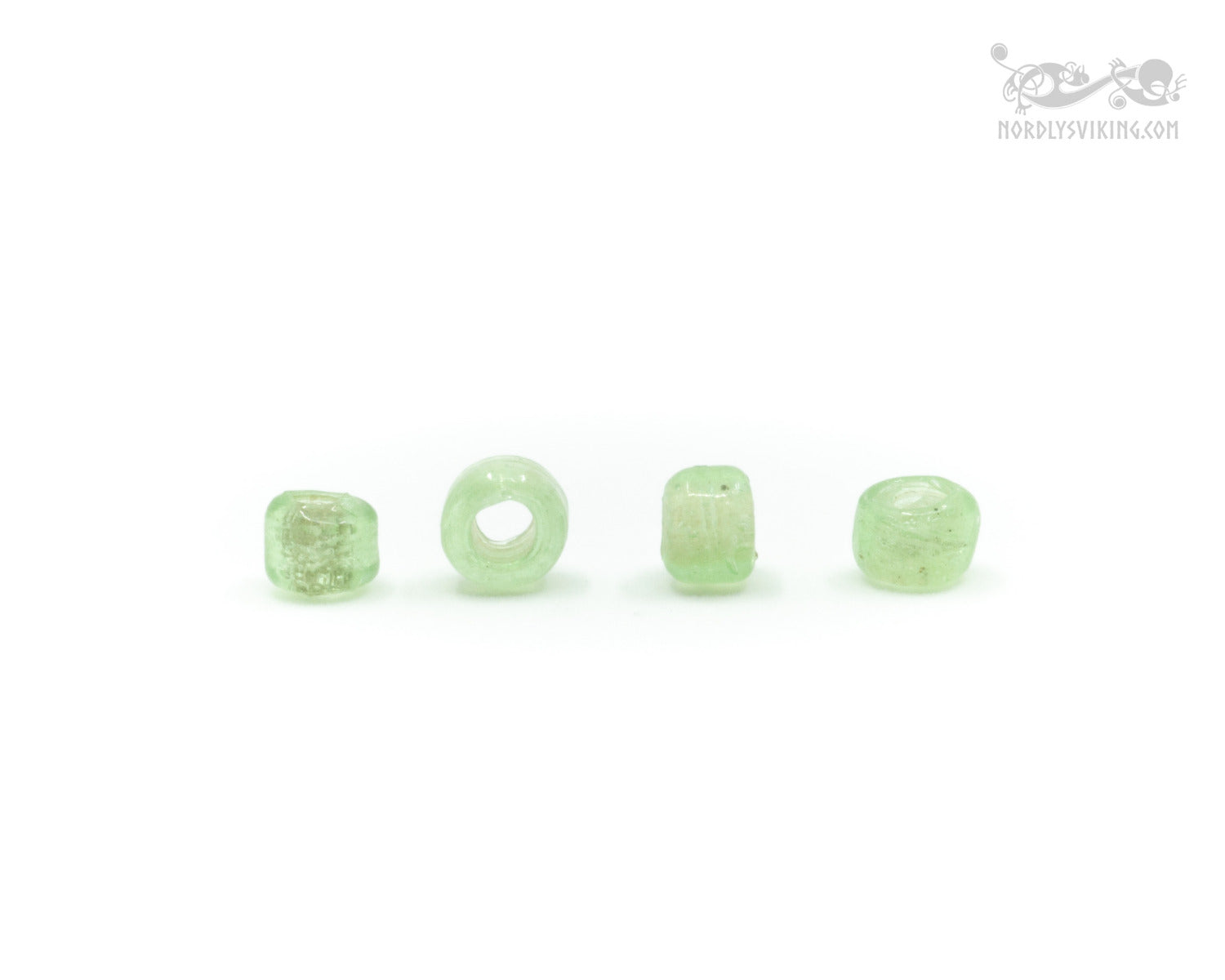 Light green glass bead, 100 grams