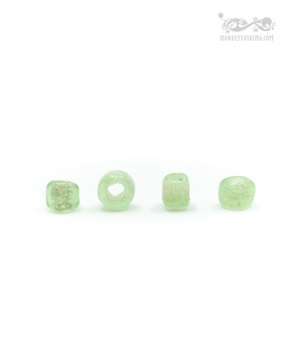 Light green glass bead, 100 grams