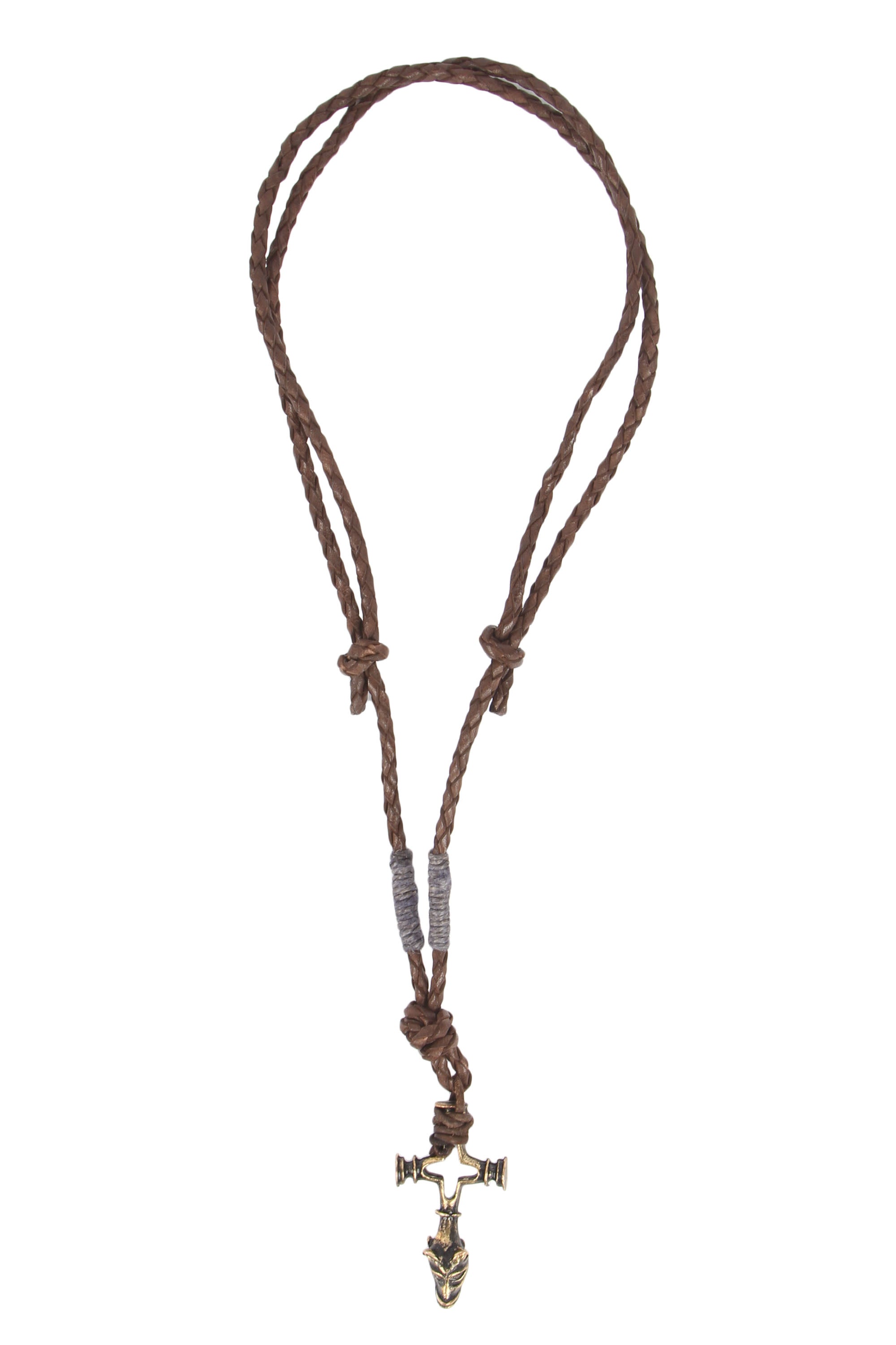 Halsband Vargkors Brons