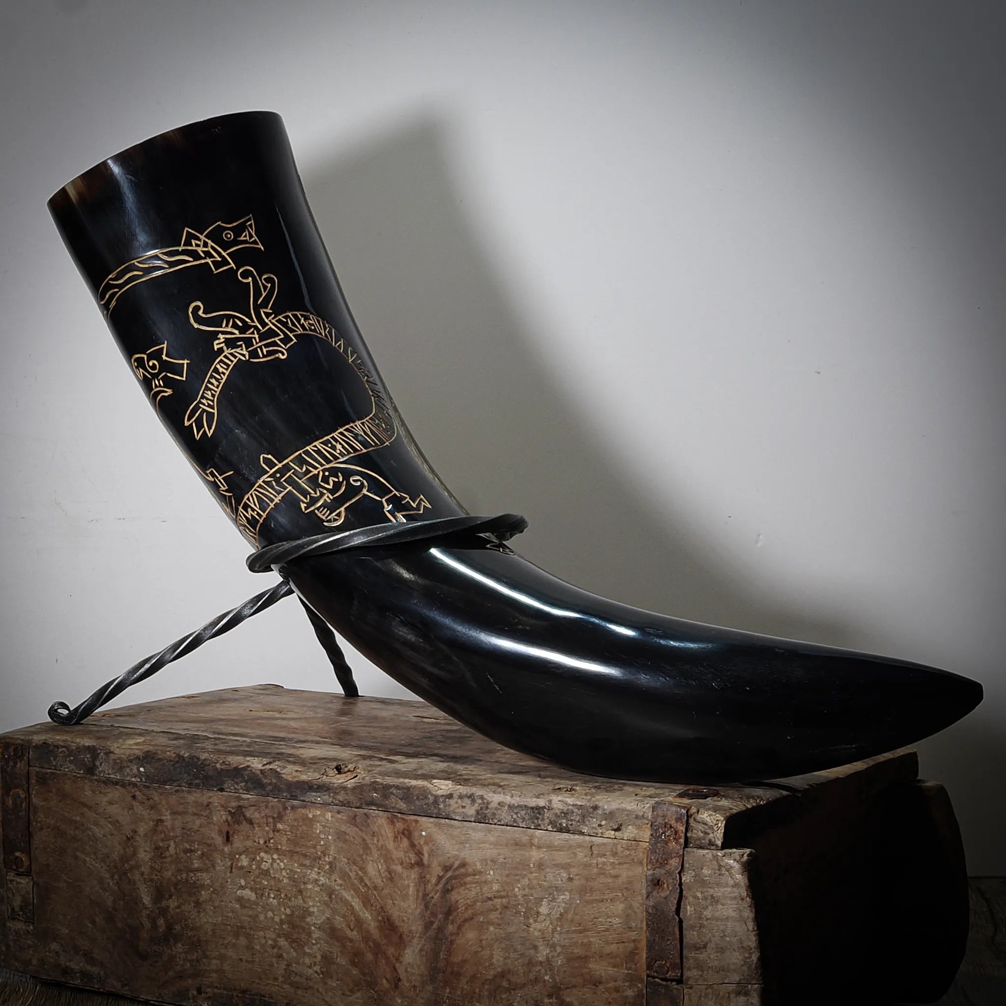 Dryckeshorn Sigurd guld