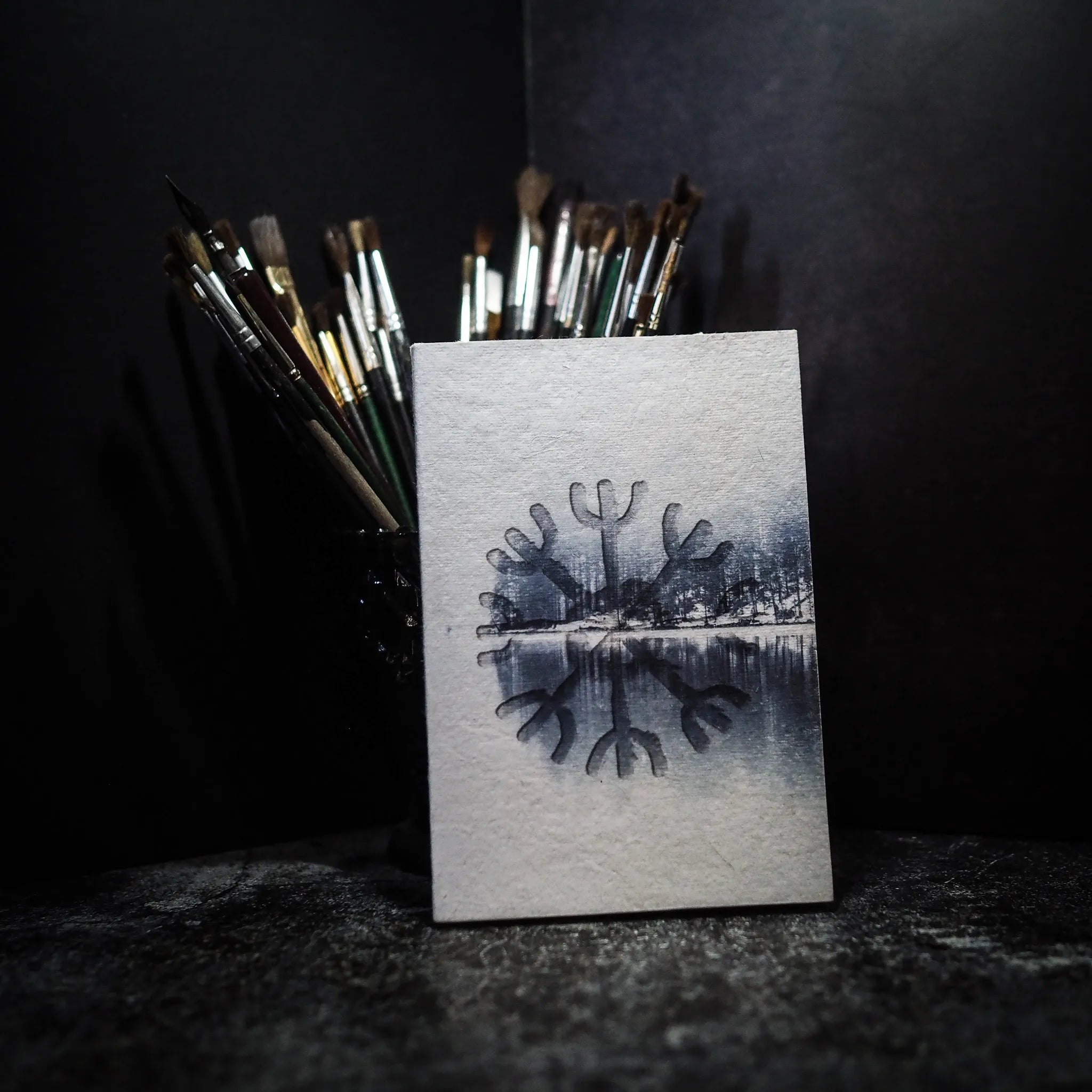 Bloc aquarelle, A5, Feuille de protection