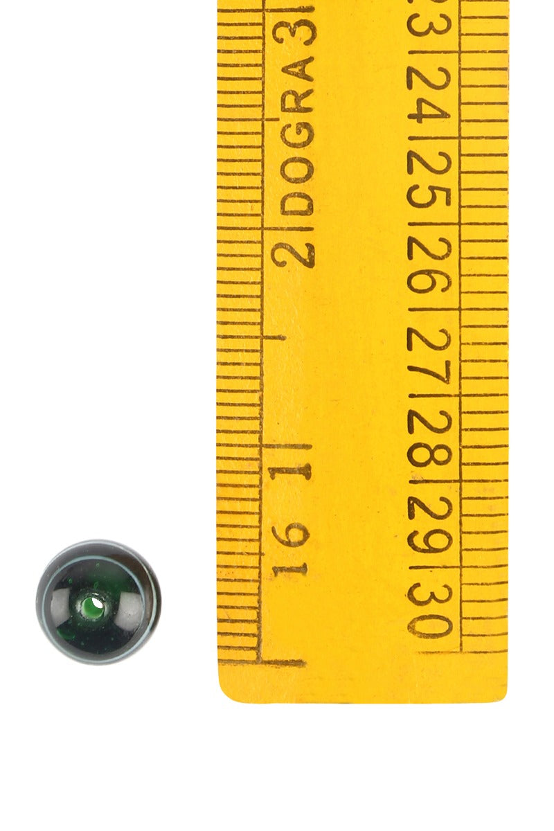 Grön glaspärla, 100 gram