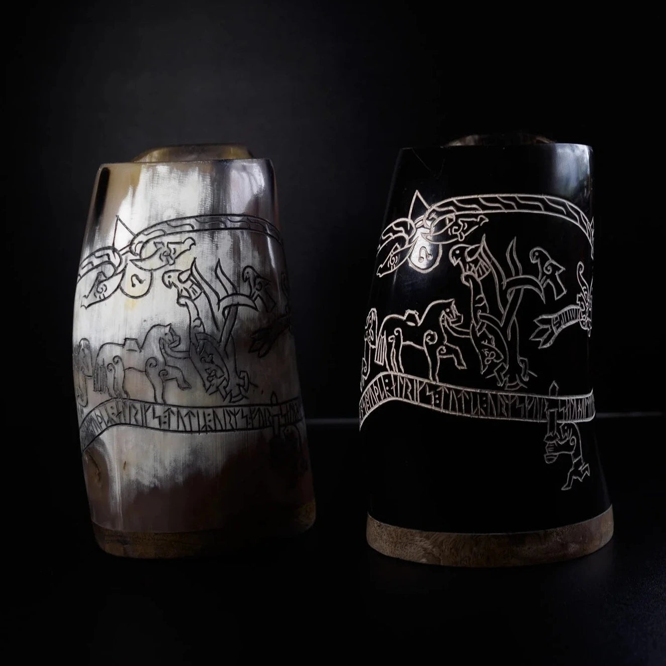 Carved mug, Sigurdsagan approx. 500 ml