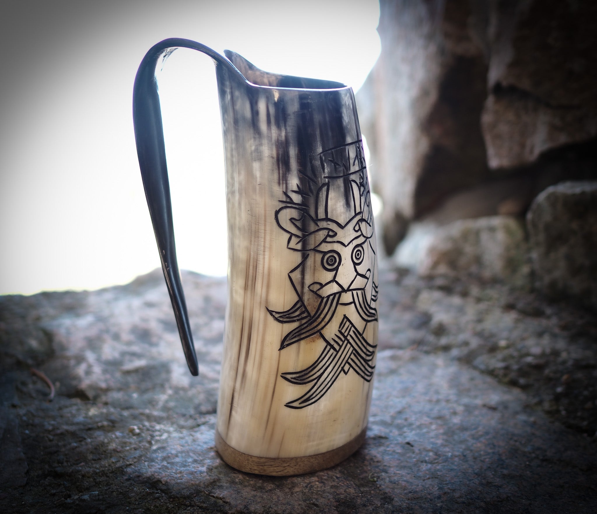 Beer mug Thor's mask