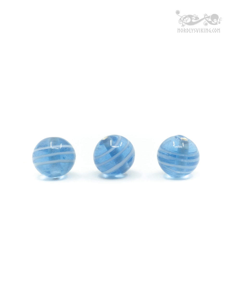 Light blue glass bead